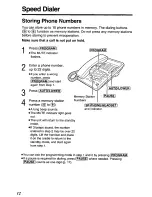 Preview for 12 page of Panasonic KX-TS105W Operating Instructions Manual