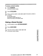 Preview for 13 page of Panasonic KX-TS105W Operating Instructions Manual