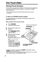 Preview for 14 page of Panasonic KX-TS105W Operating Instructions Manual