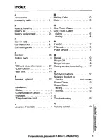 Preview for 31 page of Panasonic KX-TS105W Operating Instructions Manual