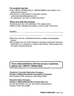 Предварительный просмотр 32 страницы Panasonic KX-TS105W Operating Instructions Manual