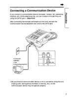 Preview for 7 page of Panasonic KX-TS17W User Manual