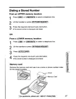 Preview for 27 page of Panasonic KX-TS208 Operating Instructions Manual