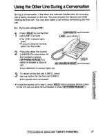 Предварительный просмотр 21 страницы Panasonic KX TS208W Operating Instructions Manual