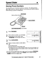 Предварительный просмотр 23 страницы Panasonic KX TS208W Operating Instructions Manual