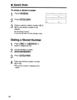 Предварительный просмотр 24 страницы Panasonic KX TS208W Operating Instructions Manual