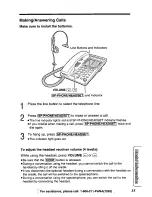 Предварительный просмотр 35 страницы Panasonic KX TS208W Operating Instructions Manual