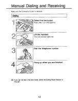 Preview for 12 page of Panasonic KX-TS20W User Manual