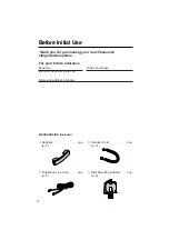 Предварительный просмотр 2 страницы Panasonic KX-TS2305HGW Operating Instructions Manual