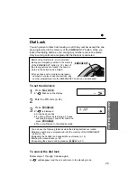 Предварительный просмотр 25 страницы Panasonic KX-TS2308HGW Operating Instructions Manual