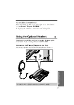 Предварительный просмотр 27 страницы Panasonic KX-TS2308HGW Operating Instructions Manual