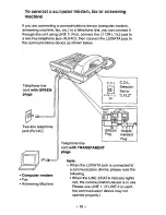 Preview for 10 page of Panasonic KX-TS25B User Manual