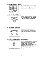 Предварительный просмотр 12 страницы Panasonic KX-TS25B User Manual