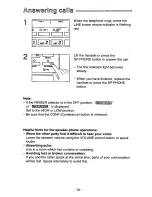 Предварительный просмотр 19 страницы Panasonic KX-TS25B User Manual