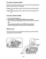 Предварительный просмотр 23 страницы Panasonic KX-TS25B User Manual