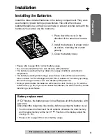 Preview for 9 page of Panasonic KX-TS3282B Operating Instructions Manual