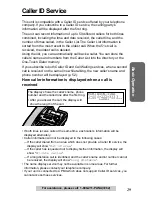 Preview for 29 page of Panasonic KX-TS3282B Operating Instructions Manual