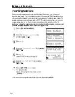 Preview for 54 page of Panasonic KX-TS3282B Operating Instructions Manual