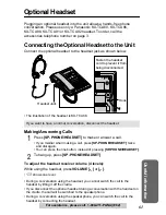 Preview for 61 page of Panasonic KX-TS3282B Operating Instructions Manual