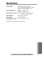 Preview for 75 page of Panasonic KX-TS3282B Operating Instructions Manual