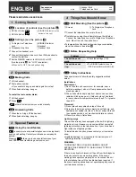 Предварительный просмотр 3 страницы Panasonic KX-TS3EXB Operating Instructions Manual