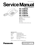 Panasonic KX-TS3MXB Service Manual предпросмотр