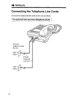 Preview for 8 page of Panasonic KX-TS400-W Operating Instructions Manual