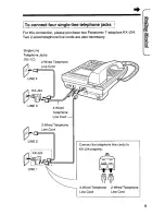 Preview for 9 page of Panasonic KX-TS400-W Operating Instructions Manual