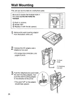 Preview for 26 page of Panasonic KX-TS400-W Operating Instructions Manual