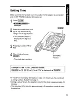 Предварительный просмотр 11 страницы Panasonic KX-TS401W - Speakerphone Operating Instructions Manual