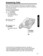 Предварительный просмотр 15 страницы Panasonic KX-TS401W - Speakerphone Operating Instructions Manual