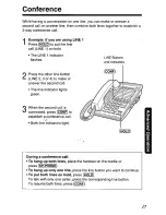 Предварительный просмотр 17 страницы Panasonic KX-TS401W - Speakerphone Operating Instructions Manual