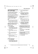 Предварительный просмотр 35 страницы Panasonic KX-TS4100 Operating Instructions Manual