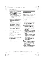 Предварительный просмотр 38 страницы Panasonic KX-TS4100 Operating Instructions Manual