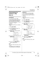 Preview for 43 page of Panasonic KX-TS4100 Operating Instructions Manual