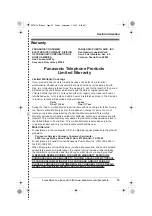 Preview for 55 page of Panasonic KX-TS4100 Operating Instructions Manual