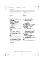 Preview for 32 page of Panasonic KX-TS4200 Operating Instructions Manual