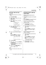 Preview for 37 page of Panasonic KX-TS4200 Operating Instructions Manual