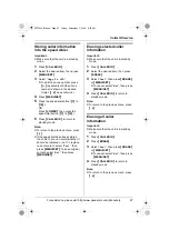 Preview for 47 page of Panasonic KX-TS4200 Operating Instructions Manual