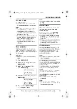 Preview for 29 page of Panasonic KX-TS4300 Operating Instructions Manual