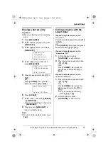 Preview for 37 page of Panasonic KX-TS4300 Operating Instructions Manual