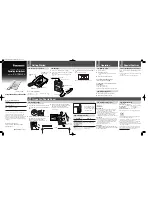 Предварительный просмотр 1 страницы Panasonic KX-TS500EX Operating Instructions