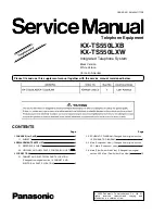 Panasonic KX-TS550LXB Service Manual preview