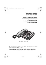 Panasonic KX-TS560MX Operating Instructions Manual предпросмотр