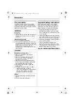 Предварительный просмотр 4 страницы Panasonic KX-TS560MX Operating Instructions Manual