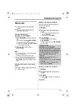 Предварительный просмотр 15 страницы Panasonic KX-TS560MX Operating Instructions Manual