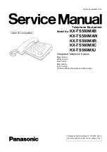 Panasonic KX-TS580MXB Service Manual preview