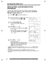 Preview for 24 page of Panasonic KX-TS600B Operating Instructions Manual