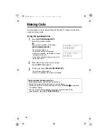 Preview for 16 page of Panasonic KX-TS600CB Operating Instructions Manual