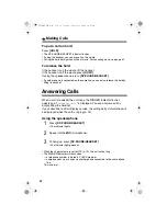 Preview for 18 page of Panasonic KX-TS600CB Operating Instructions Manual